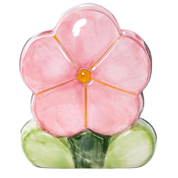 Ceramic Flower Brush Holder