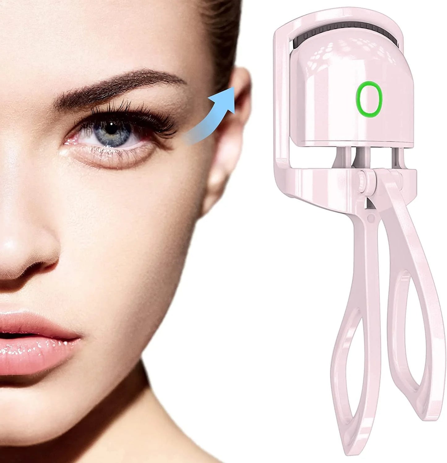 Miraveila Heated Electric Eyelash Curler — USB rechargeable long-lasting curl tool