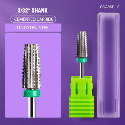 1Pc Nail Drill Bit Rotate Burr Milling Nail Cutter Bits Electric Drill Machine for Manicure Pedicure Tools