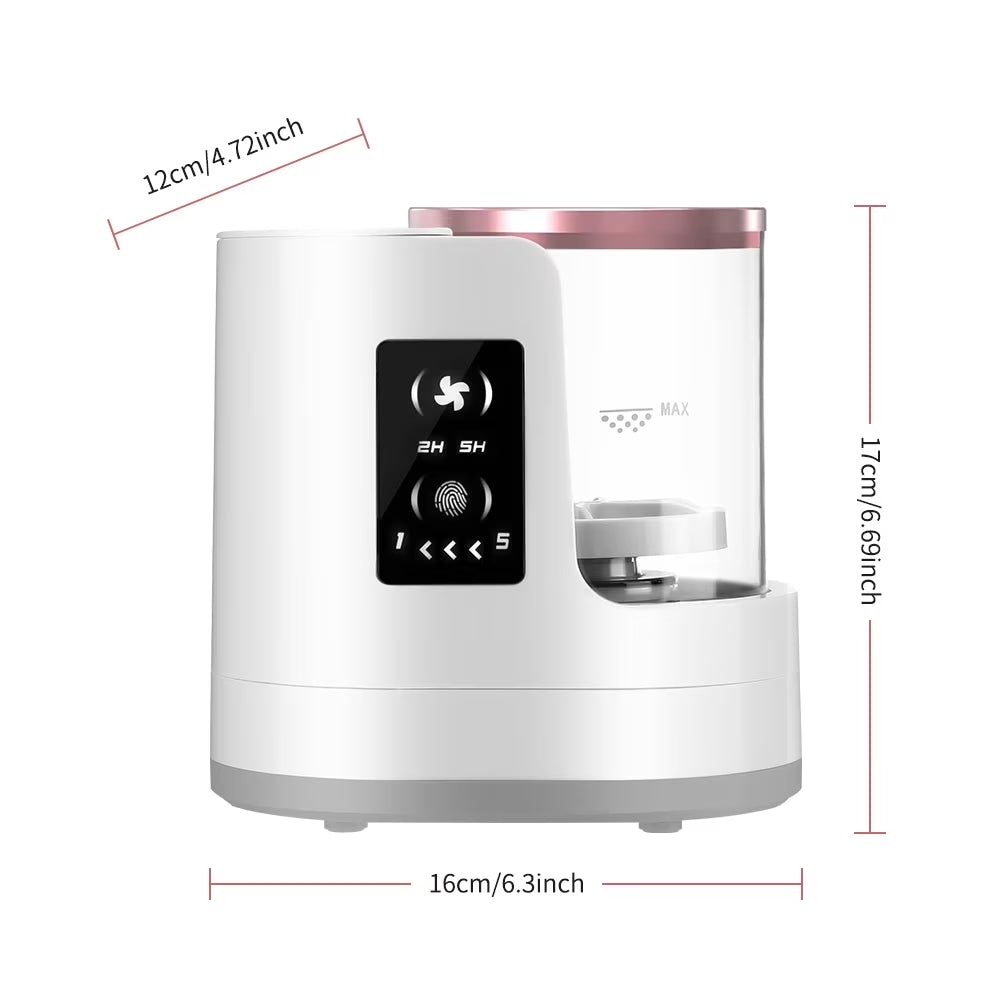 Electric Makeup Brush Cleaner Machine, Automatic Makeup Brush Cleaner with Makeup Brush Dryer-Holder-Portable Automatic USB Cosmetic Brushes Cleaner Tool for Contour, Eyeshadow, Blush Brush