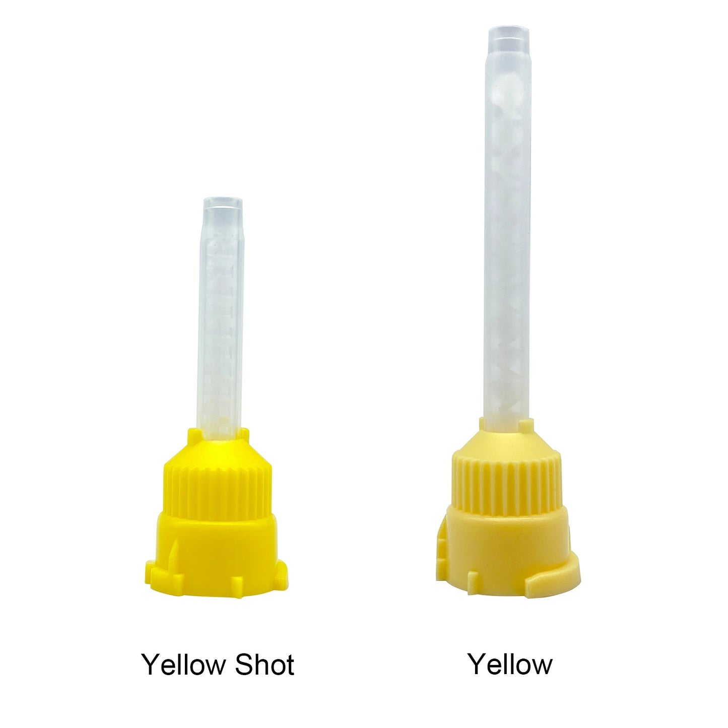 50Pcs Dental Materials Dentistry Silicone Rubber Conveying Mixing Head Disposable Impression Nozzles Mixing Tips Mixing Tube