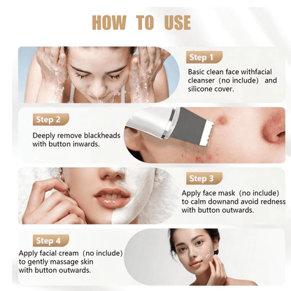 Miraveila Skin Spatula packaged — rechargeable pore cleansing beauty device