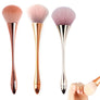 Miraveila 3-Piece Fluffy Blush and Powder Brush Set — tricolor gradient bristles