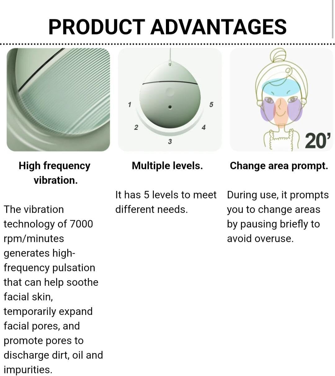 Miraveila Facial Brush with lanyard — waterproof design for safe shower use