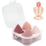 Miraveila 4-Piece Makeup Sponge Set — blending sponges with stand holder and zip case
