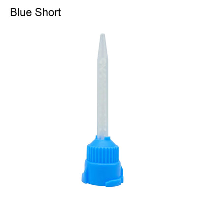 50Pcs Dental Materials Dentistry Silicone Rubber Conveying Mixing Head Disposable Impression Nozzles Mixing Tips Mixing Tube