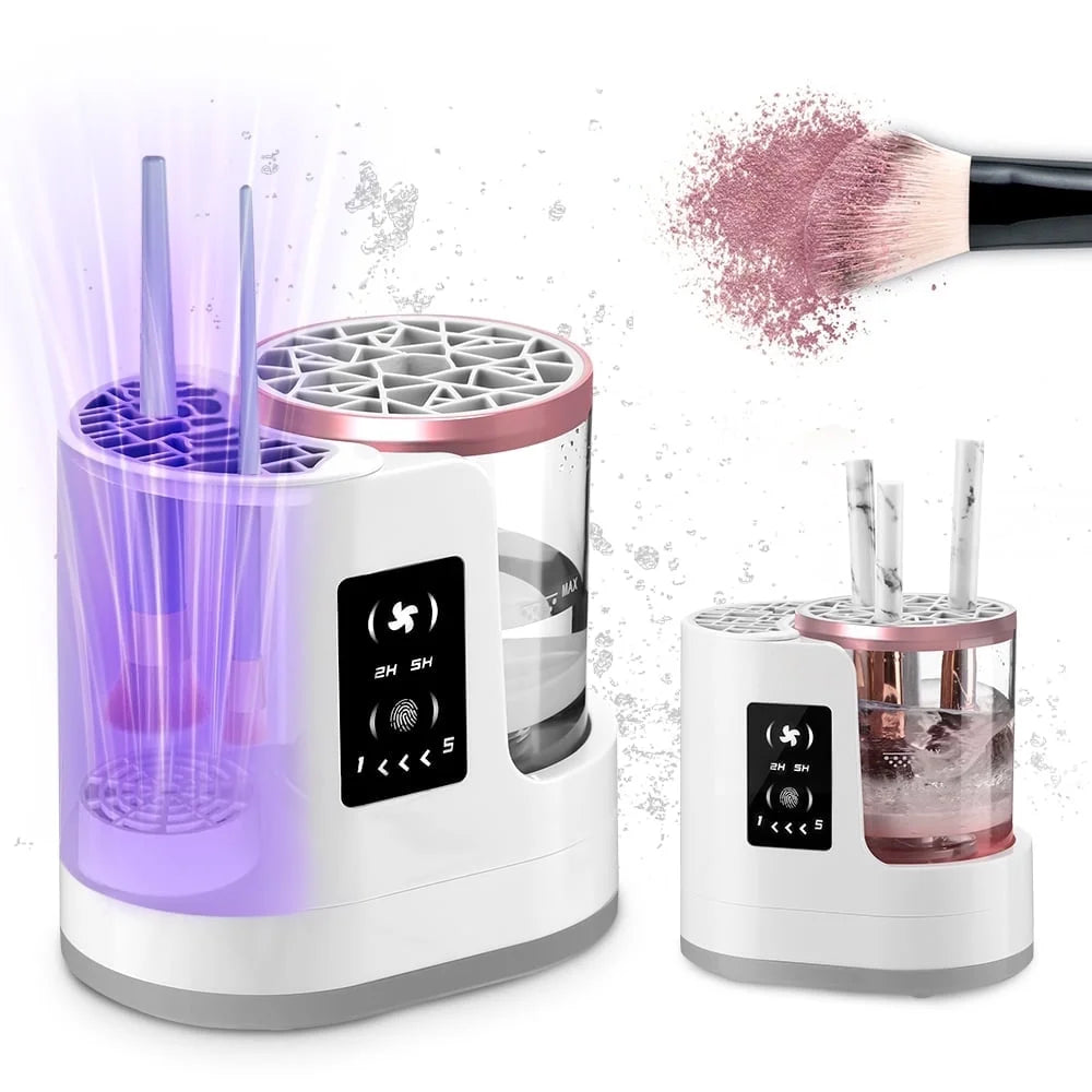 Miraveila Electric Makeup Brush Cleaner — automatic spin-clean and dry machine