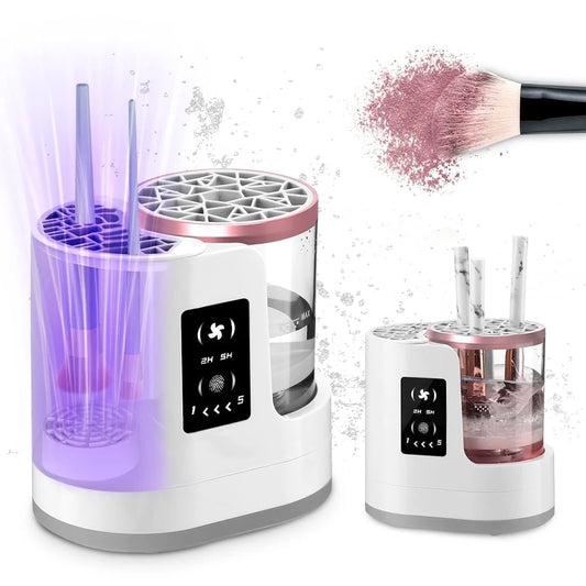 Miraveila Electric Makeup Brush Cleaner — automatic spin-clean and dry machine