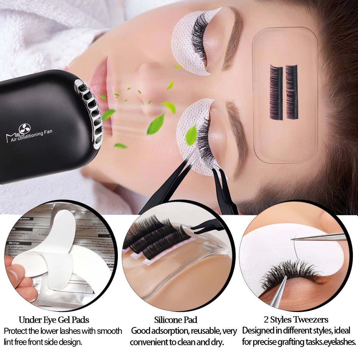 Lash tweezers from Pro Kit close-up — precision isolation and placement tool