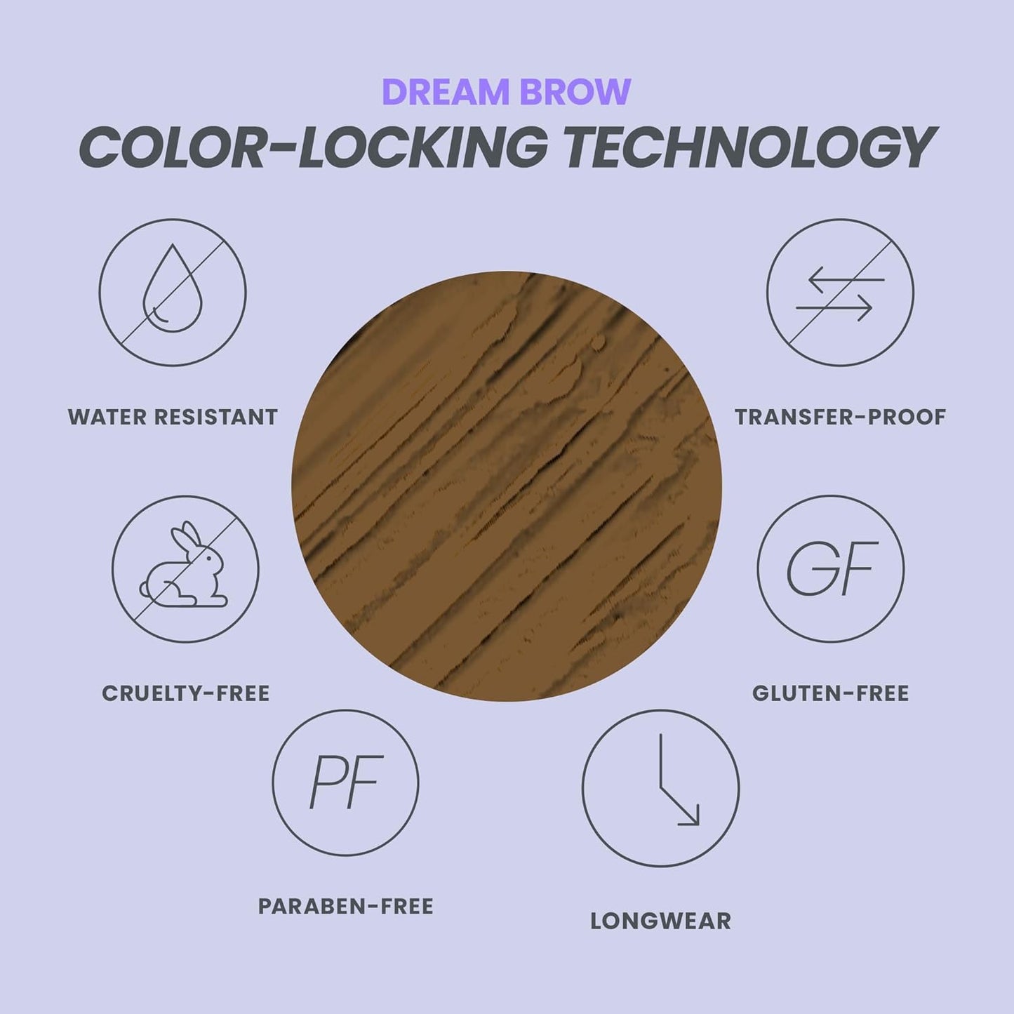 Dream Brow Eye Brow Gel, Long Lasting Eyebrow Gel, Waterproof Eyebrow Mascara, Transfer Proof Tinted Brow Gel and Eyebrow Filler (Blonde)