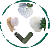 Miraveila 12-Piece Eco Skincare Bundle — reusable cleansing accessories set