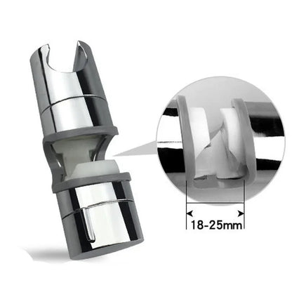 Universal Shower Head Holder Adjustable 18~25Mm 360° Rotation ABS Plastic Shower Slide Rail Bar Holder Bathroom Accessories