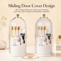 Bell Jar Brush Organizer