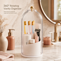 Bell Jar Brush Organizer