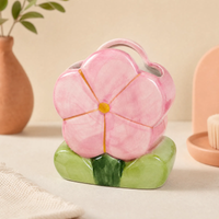 Ceramic Flower Brush Holder